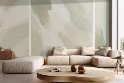 Carta da parati pennellate colori tenui e delicati