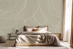 Carta parati astratta delicata per camera da letto rilassante Carta parati astratta delicata per camera da letto rilassante