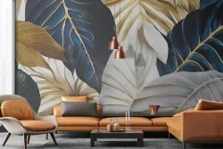 Atmosfera naturale sofisticata con dettagli oro