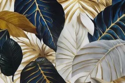 Foglie dorate per un tocco di lusso