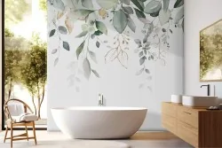 Carta parati ideale per una decorazione naturale fresca e luminosa