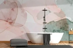 Carta da parati colori pastello