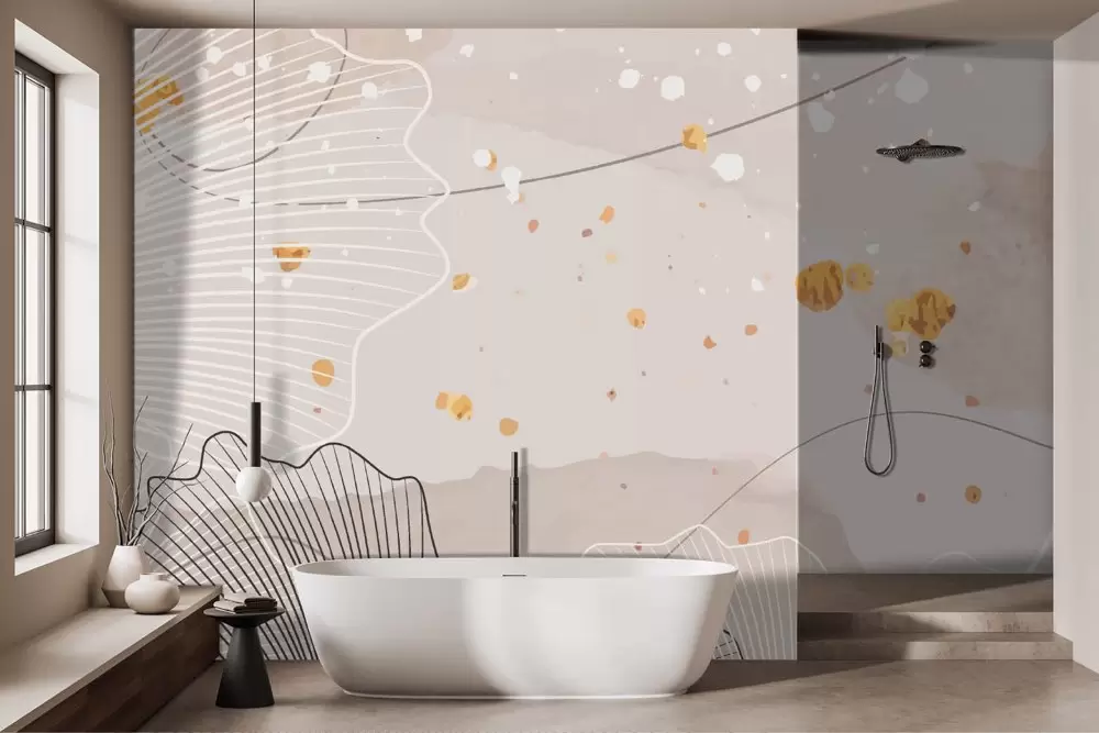 Decora il tuo bagno con tappezzeria di design