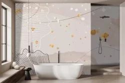 Decora il tuo bagno con tappezzeria di design
