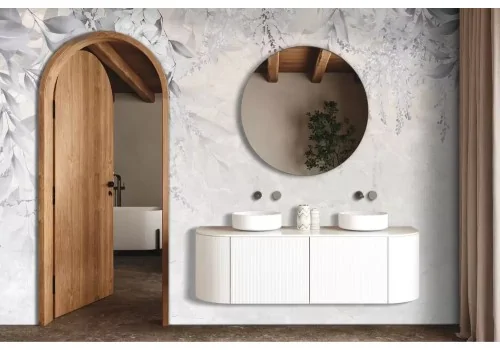 Carta da parati foglie grigie raffinate 2