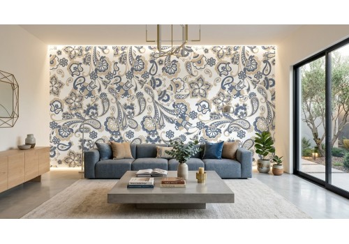 Carta da parati paisley - Decorazioni anni '50 2