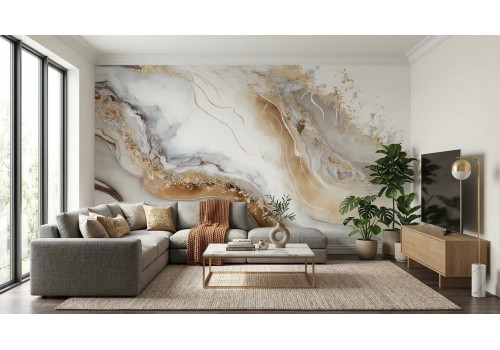 Carta da parati effetto marmoreo 2