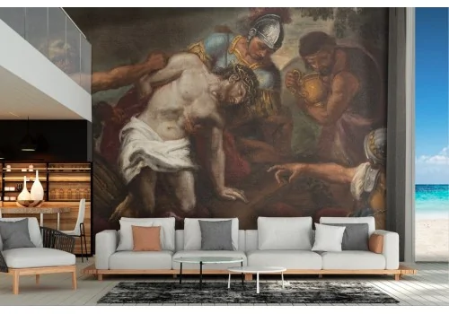 Carta da Parati dipinto Crocifissione arte