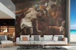 Carta da Parati dipinto Crocifissione arte