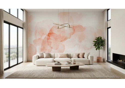 Carta da parati acquerello astratto