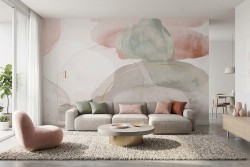 Carta da parati sfumature pastello