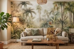 Carta da parati giungla tropicale