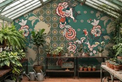 Carta da parati vintage