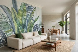 Carta da parati foglie | Made in Italy