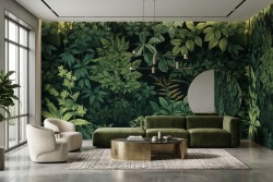 Carta da parati foglie | Cartadaparati.it