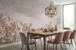 Carta da parati floreale elegante