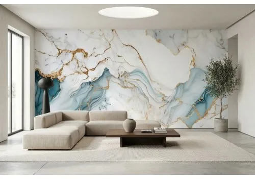 Carta da parati effetto marmo - Decorazioni di lusso