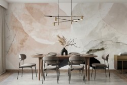 Carta da parati toni pastello moderna