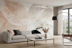 Carta da parati acquerello toni delicati