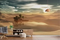 Desert Oasis Wallpaper