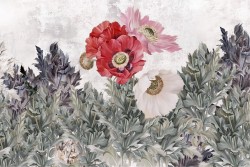Carta da Parati Design e Stili Flora e Fauna Fiori Foglie Natura