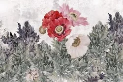 Wallpaper Design and Styles Flora and Fauna Flowers Leaves Nature