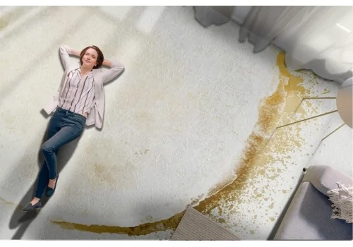 Marble surface wallpaper with gold decoration 2