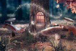 Carta da Parati Bambini Fantasy Paesaggi