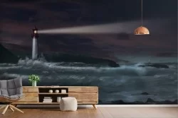 Carta da Parati Dipinti e Acquerelli Spiaggia e Mare