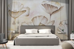 Abstract Wallpaper Vintage Nature Flowers