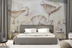 Abstract Wallpaper Vintage Nature Flowers