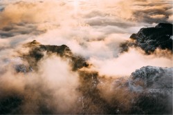 Carta da Parati Paesaggi e Natura Alba Tramonto Cielo Montagna