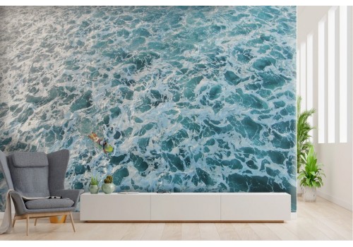 Wallpaper man surfing on the waves