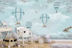 Wallpaper Landscapes Rockets Airplanes Hot Air Balloons Sky