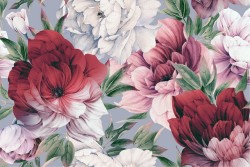 Wallpaper Design and Styles Flora and Fauna Paintings and Watercolors Flowers Nature