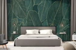 Luxury Tropical Leaves Wallpaper