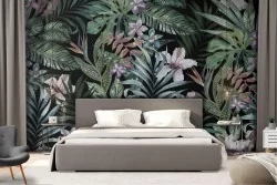 Carta da Parati Fiori Foglie Natura