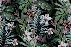 Wallpaper Flora and Fauna Design and Styles Flowers Leaves Nature