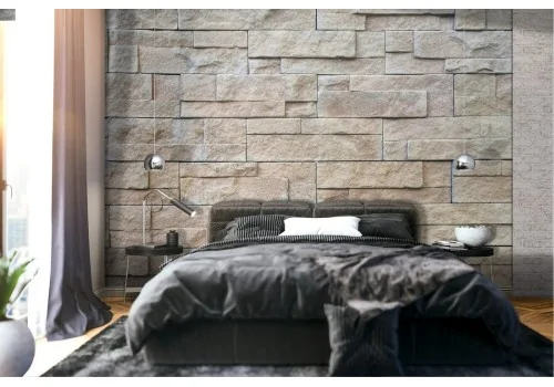 Brick stone surface wallpaper