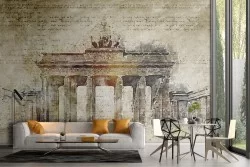 Carta da Parati Arco classico dipinto vintage