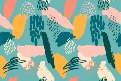 Carta da Parati Design e Stili Astratta Vintage