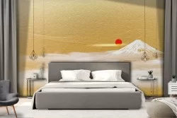 Carta da Parati Astratta Luxury Montagna