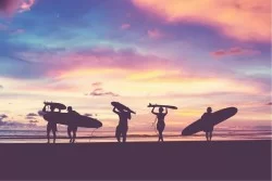 Carta da Parati Paesaggi e Natura Alba Tramonto Spiaggia e Mare