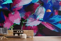 Abstract Wallpaper Modern Leaves Nature