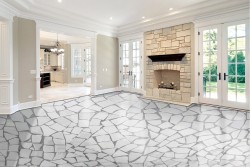 White stone brick surface wallpaper