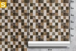 Geometric surface tile wallpaper