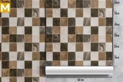 Geometric surface tile wallpaper