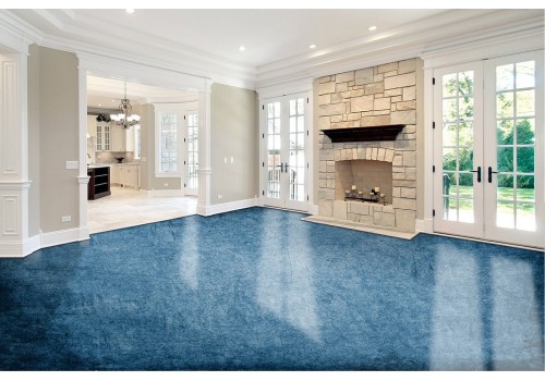 Blue cement surface wallpaper