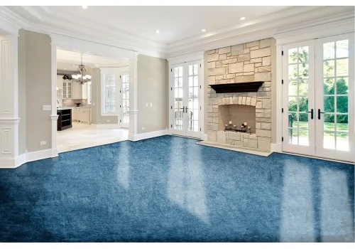 Blue cement surface wallpaper