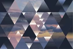 Carta da Parati Design e Stili Paesaggi e Natura Cielo Moderna